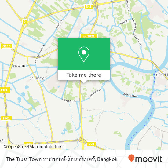 The Trust Town ราชพฤกษ์-รัตนาธิเบศร์ map