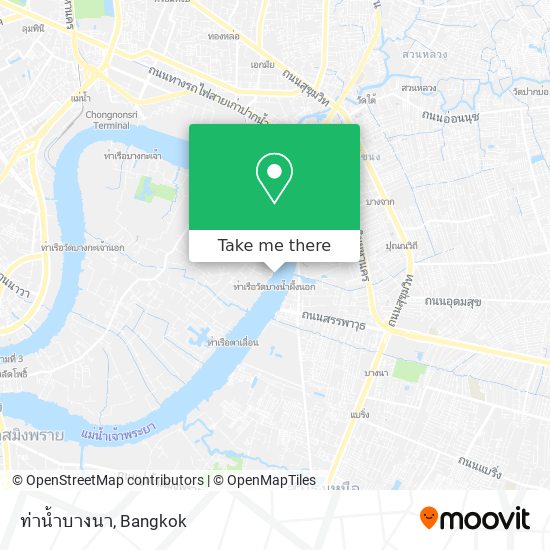ท่าน้ำบางนา map
