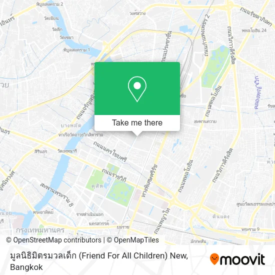 มูลนิธิมิตรมวลเด็ก (Friend For All Children) New map
