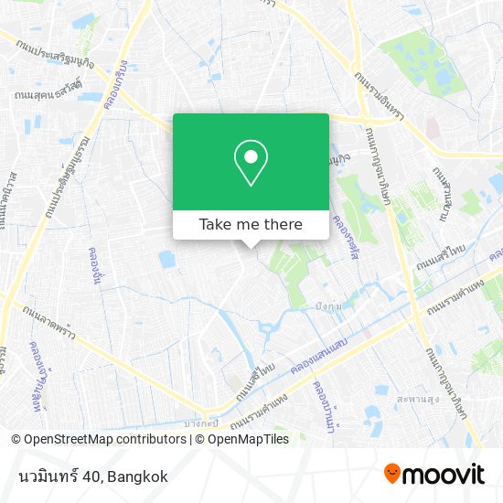 นวมินทร์ 40 map