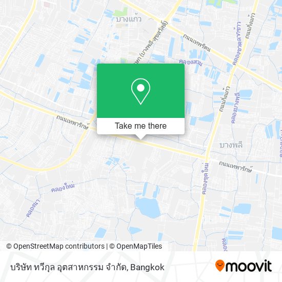 บริษัท ทวีกุล อุตสาหกรรม จำกัด map
