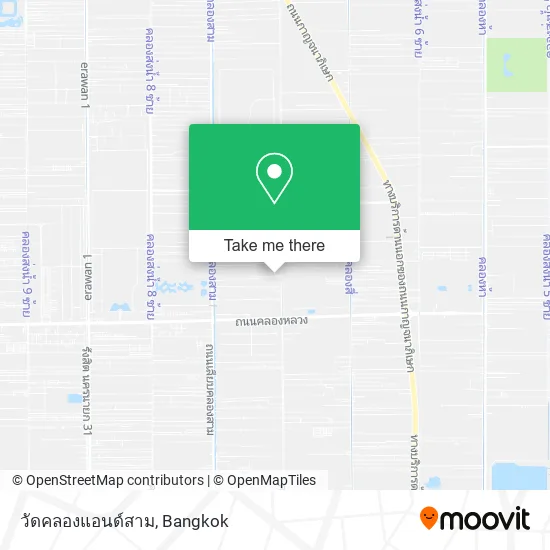 วัดคลองแอนด์สาม map
