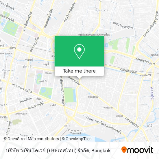บริษัท วงจิน โคเวย์ (ประเทศไทย) จำกัด map