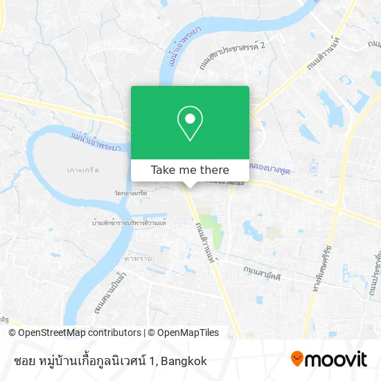 ซอย หมู่บ้านเกื้อกูลนิเวศน์ 1 map