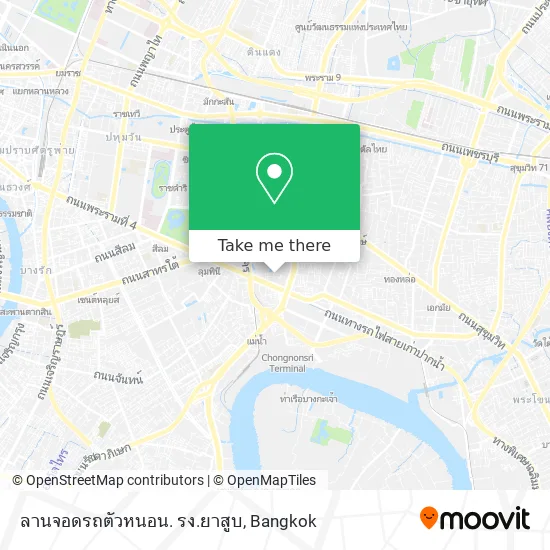 ลานจอดรถตัวหนอน. รง.ยาสูบ map