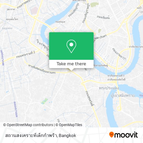 สถานสงเคราะห์เด็กกำพร้า map