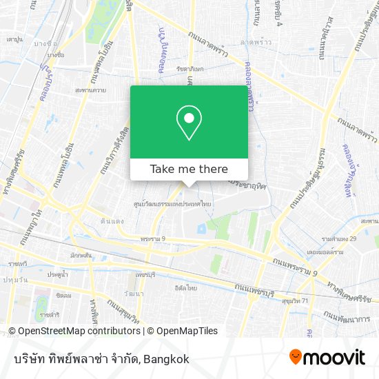 บริษัท ทิพย์พลาซ่า จำกัด map