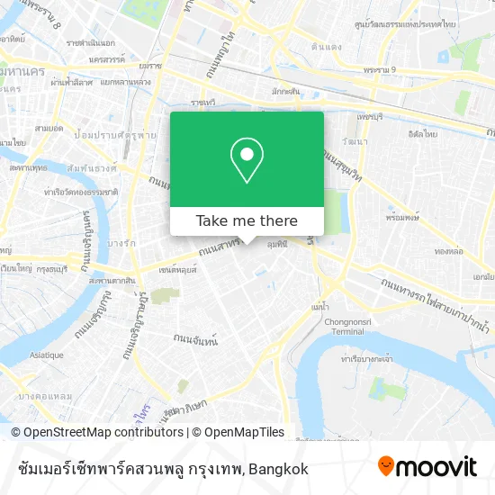 ซัมเมอร์เซ็ทพาร์คสวนพลู กรุงเทพ map