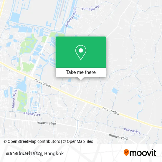 ตลาดจันทร์เจริญ map