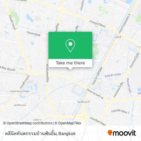 คลีนิคทันตกรรมบ้านฟันยิ้ม map