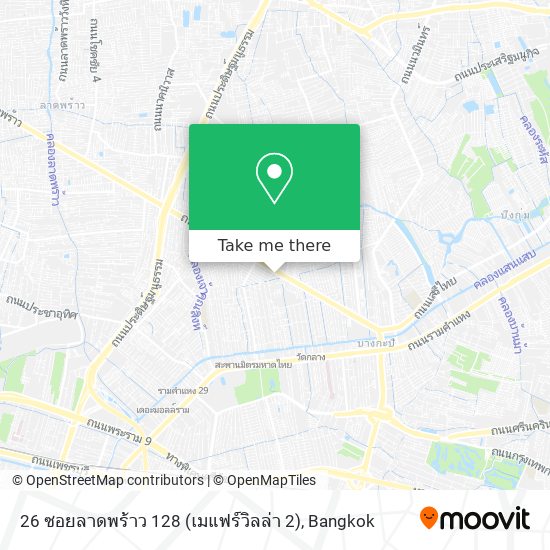 26 ซอยลาดพร้าว 128 (เมแฟร์วิลล่า 2) map