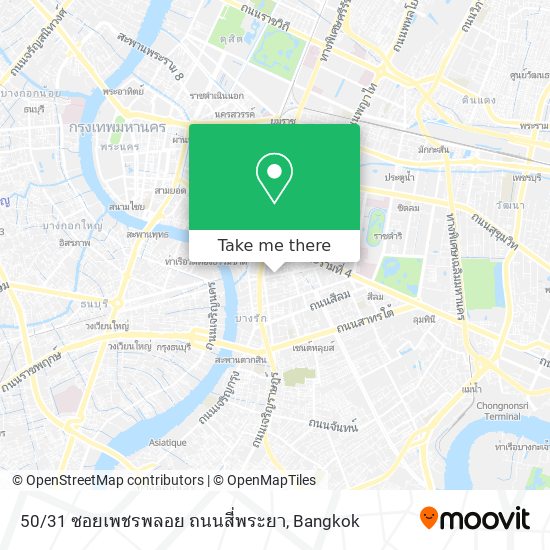 50/31 ซอยเพชรพลอย ถนนสี่พระยา map