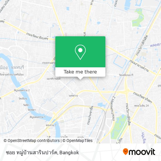 ซอย หมู่บ้านสารินปาร์ค map