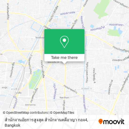 สำนักงานอัยการสูงสุด สำนักงานคดีอาญา กอง4 map