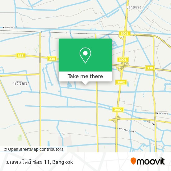 มณฑลวิลล์ ซอย 11 map