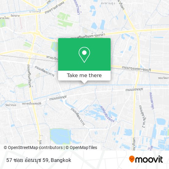 57 ซอย อ่อนนุช 59 map