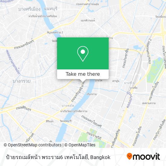 ป้ายรถเมล์หน้า พระราม6 เทคโนโลยี map