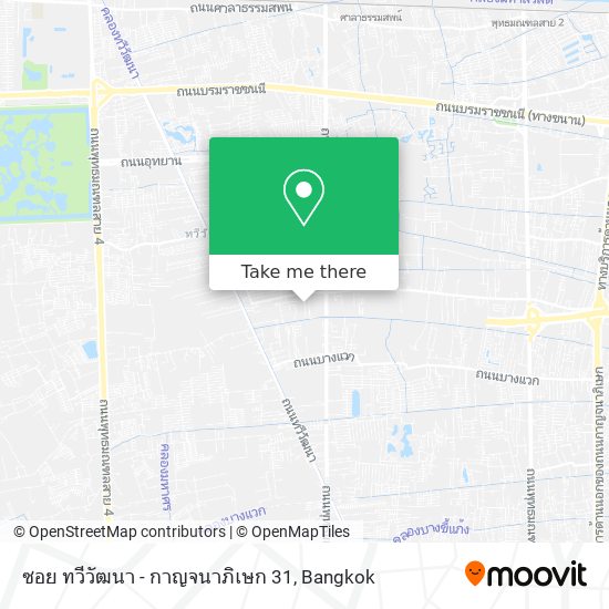 ซอย ทวีวัฒนา - กาญจนาภิเษก 31 map