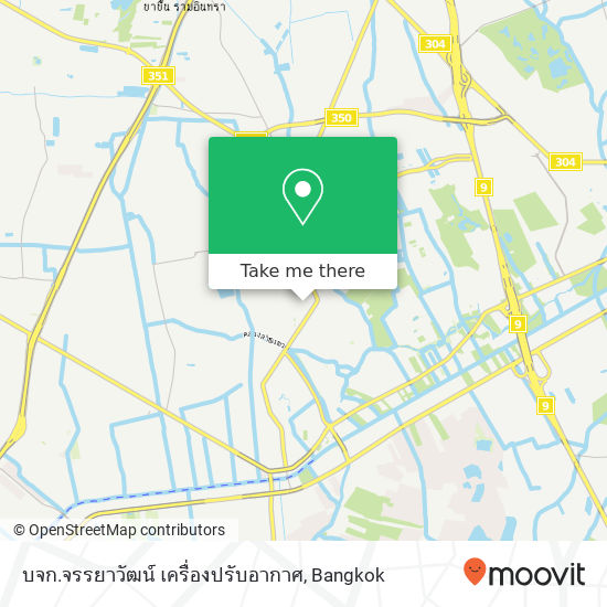 บจก.จรรยาวัฒน์ เครื่องปรับอากาศ map