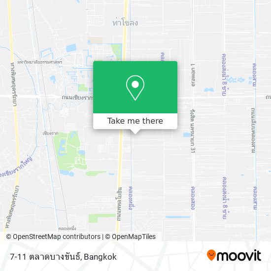 7-11 ตลาดบางขันธ์ map