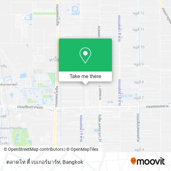 ตลาดไท ตี๋ เบเกอร์มาร์ท map