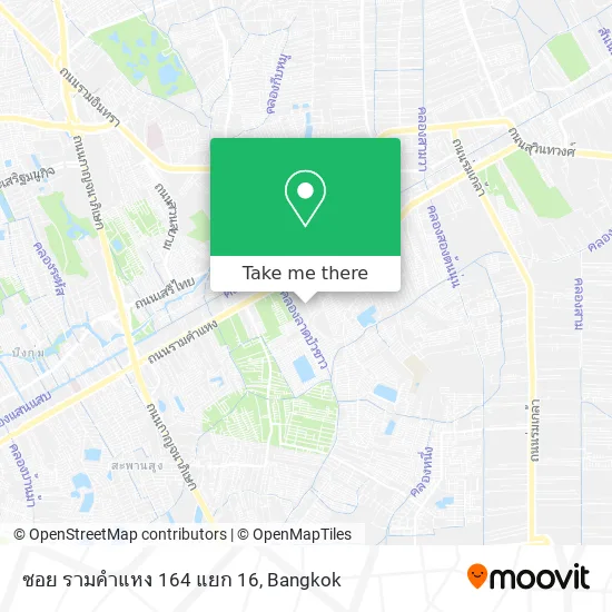 ซอย รามคำแหง 164 แยก 16 map