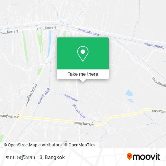 ซอย อยู่วิทยา 13 map