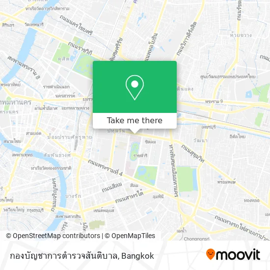 กองบัญชาการตำรวจสันติบาล map