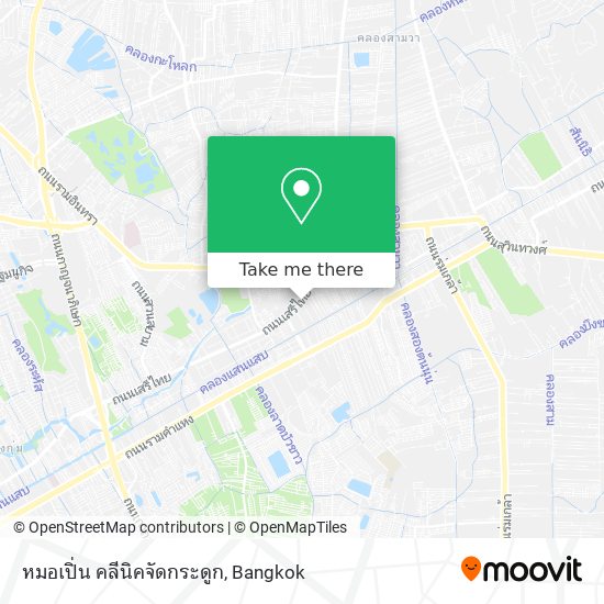 หมอเปิ่น คลีนิคจัดกระดูก map