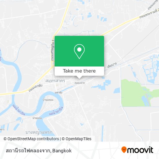 สถานีรถไฟคลองจาก map