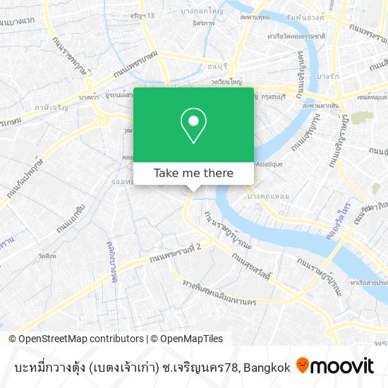 บะหมี่กวางตุ้ง (เบตงเจ้าเก่า) ซ.เจริญนคร78 map