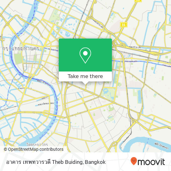 อาคาร เทพทวารวดี Theb Buiding map