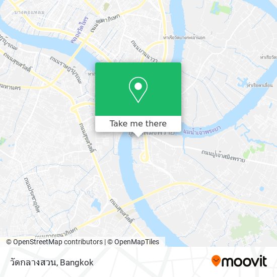 วัดกลางสวน map