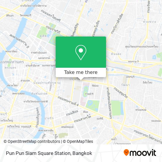 Pun Pun Siam Square Station map