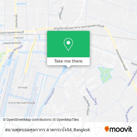 สนามฟุตบอลศุลกากร ลาดกระบัง54 map