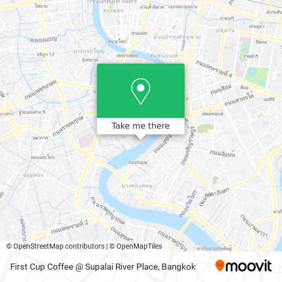 First Cup Coffee @ Supalai River Place map