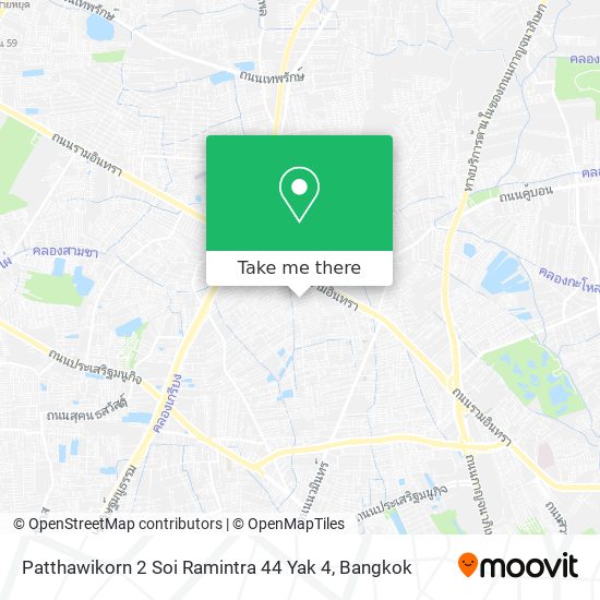 Patthawikorn 2 Soi Ramintra 44 Yak 4 map