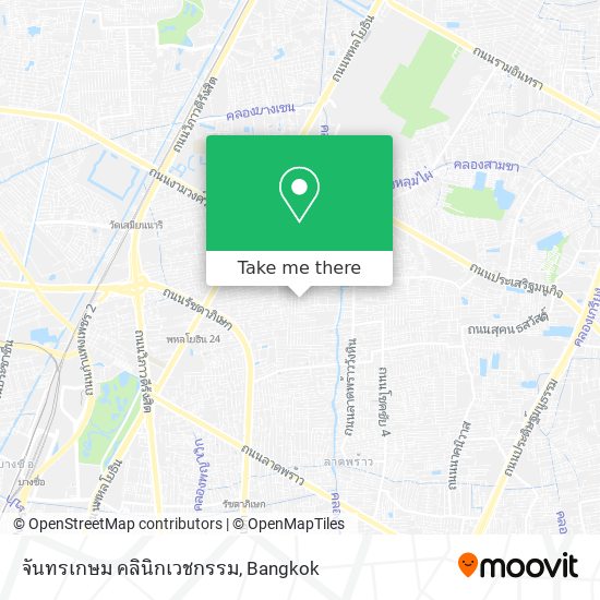 จันทรเกษม คลินิกเวชกรรม map