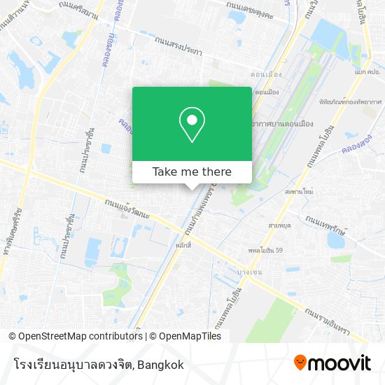 โรงเรียนอนุบาลดวงจิต map