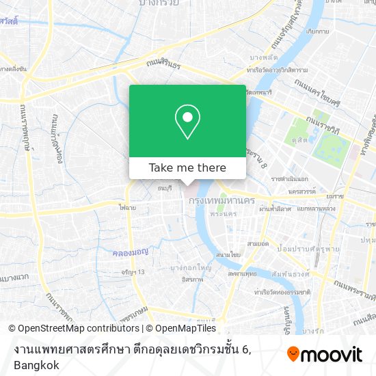 งานแพทยศาสตรศึกษา ตึกอดุลยเดชวิกรมชั้น 6 map