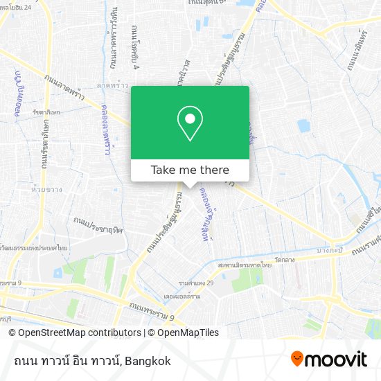 ถนน ทาวน์ อิน ทาวน์ map