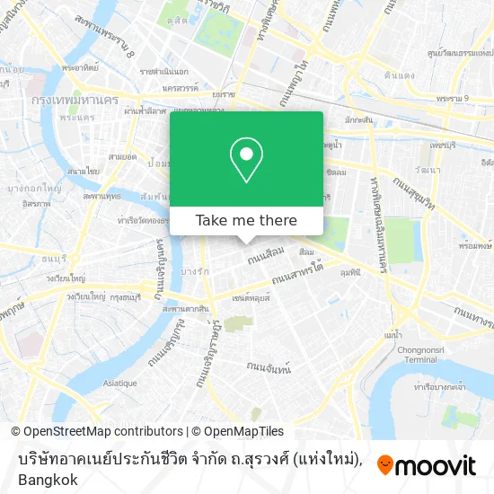 บริษัทอาคเนย์ประกันชีวิต จำกัด ถ.สุรวงศ์ (แห่งใหม่) map