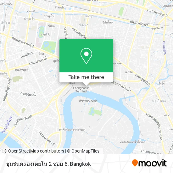ชุมชนคลองเตยใน 2 ซอย 6 map