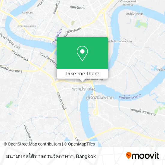 สนามบอลใต้ทางด่วนวัดอาษาฯ map