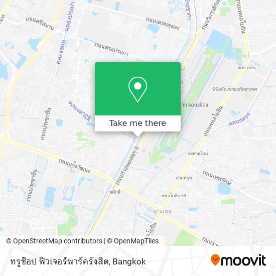 ทรูช๊อป ฟิวเจอร์พาร์ครังสิต map