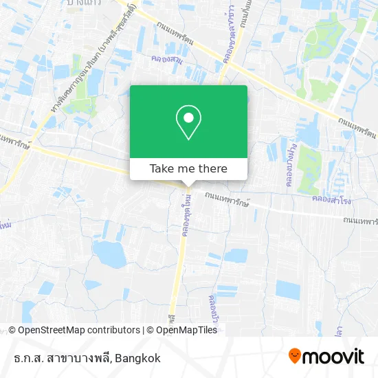 ธ.ก.ส. สาขาบางพลี map