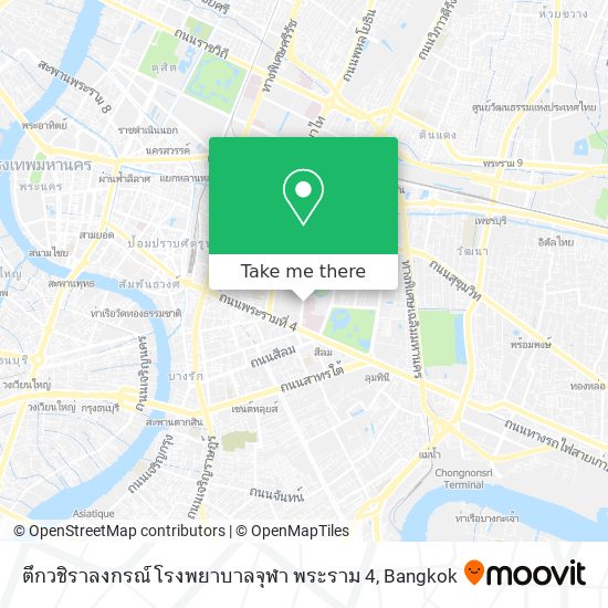 ตึกวชิราลงกรณ์ โรงพยาบาลจุฬา พระราม 4 map