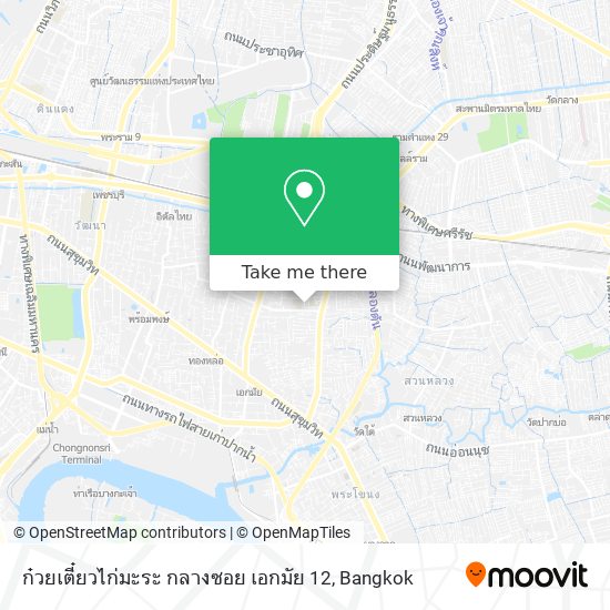 ก๋วยเตี๋ยวไก่มะระ กลางซอย เอกมัย 12 map