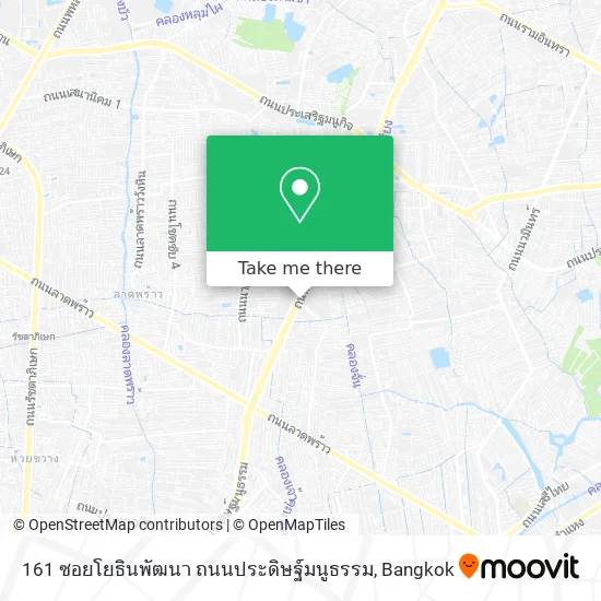 161 ซอยโยธินพัฒนา ถนนประดิษฐ์มนูธรรม map