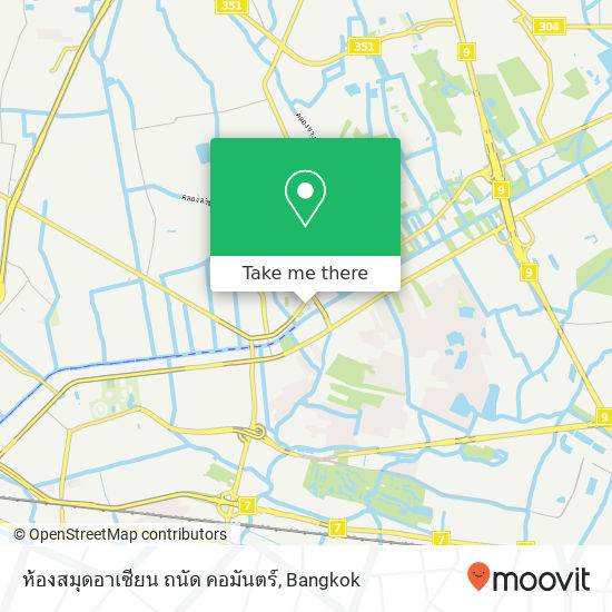 ห้องสมุดอาเซียน ถนัด คอมันตร์ map